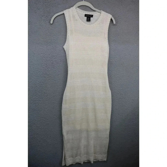 Rachel Zoe Womens Sleeveless Ribbed Knit Midi Dress - Picture 1 of 11